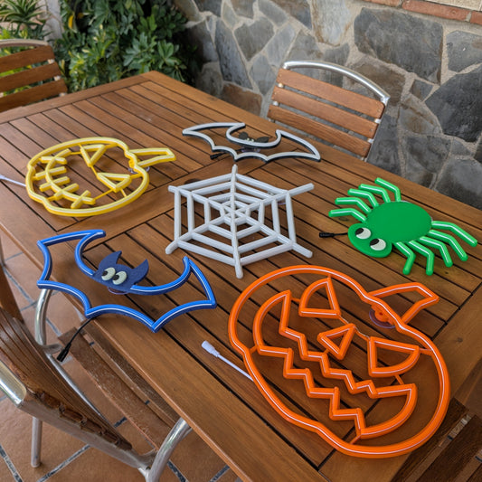 PACK 6 NEONES HALLOWEEN