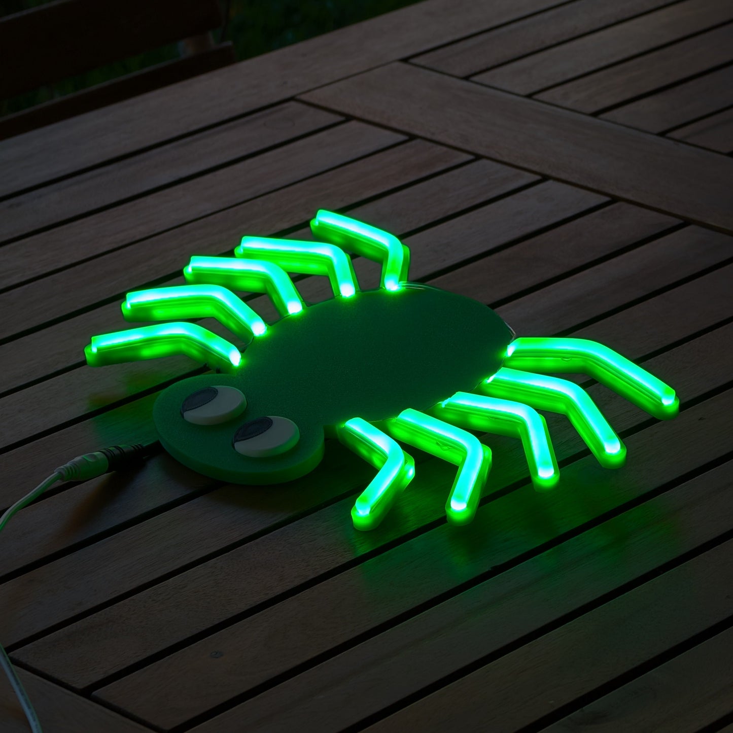 Neón led araña