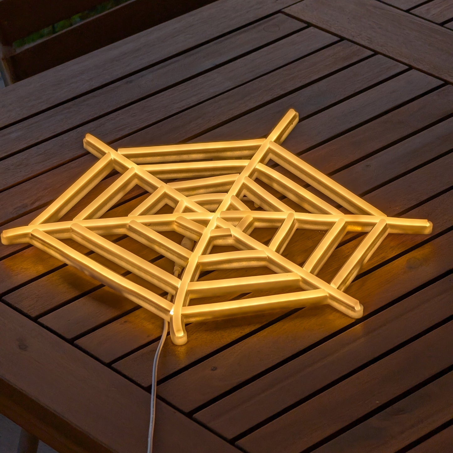 Neón led telaraña