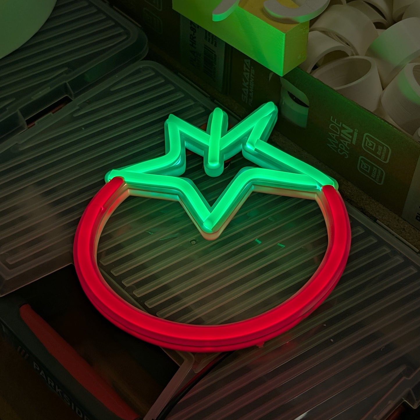 Tomate neón led