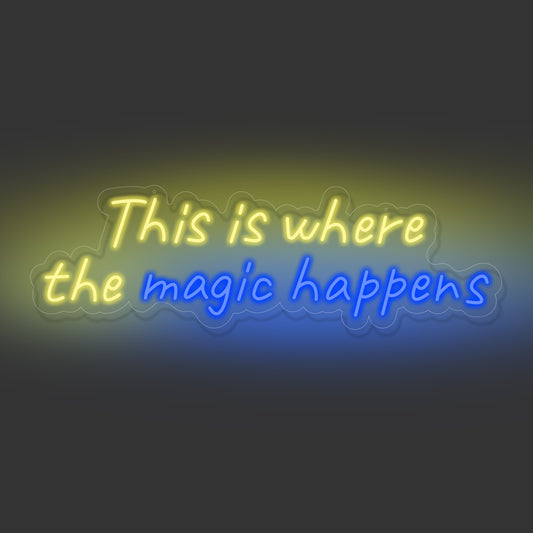 This is where the magic hapens